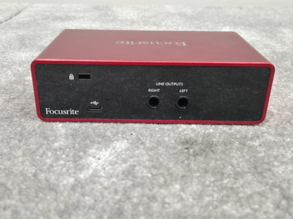 Focusrite Scarlett Solo 3rd Gen - Compact USB Audio Interface w/ Original Box