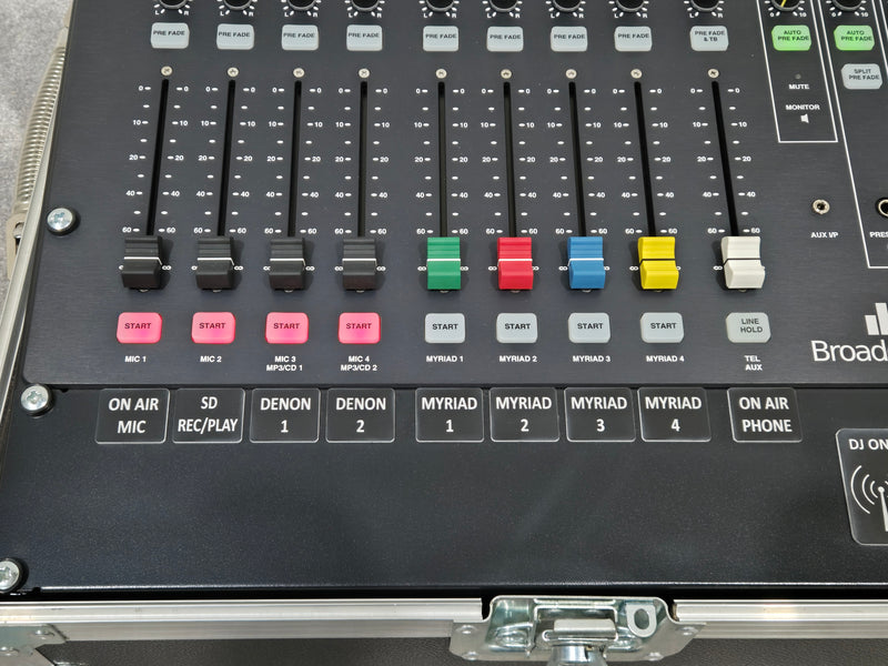 Broadcast Radio SRMv2 - Broadcast Radio Mixing Console w/ Flight Case - image 4