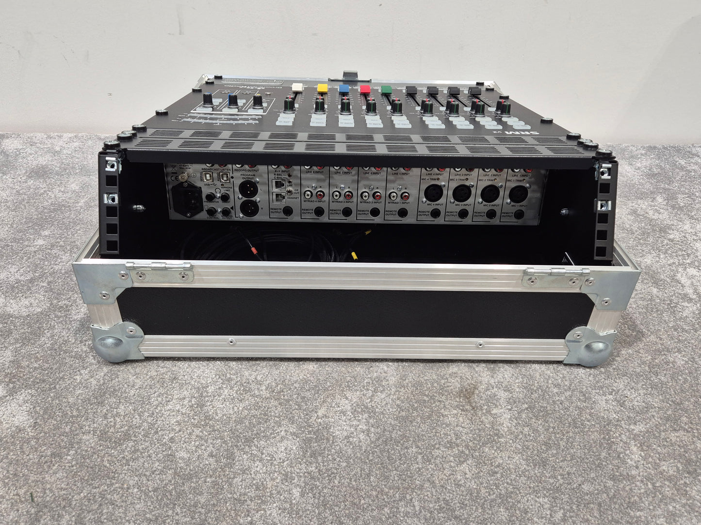 Broadcast Radio SRMv2 - Broadcast Radio Mixing Console w/ Flight Case