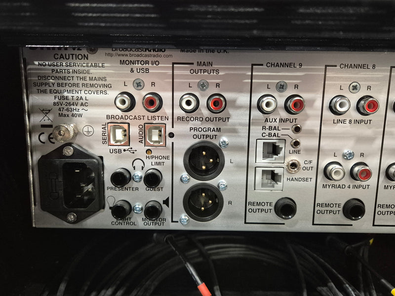 Broadcast Radio SRMv2 - Broadcast Radio Mixing Console w/ Flight Case - image 8