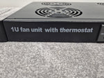 1U Fan Unit Thermostat - 4 Way Digital Mount Fan Tray - Image 2
