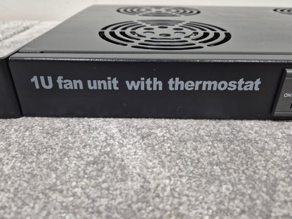 1U Fan Unit Thermostat - 4 Way Digital Mount Fan Tray