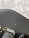 Strat Style Electric Guitar Body with Gold Bridge for Project - Black - Photo 4