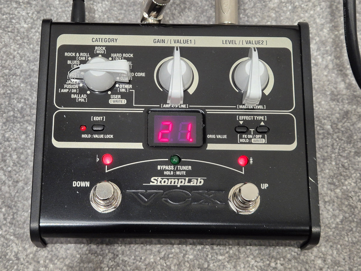 Vox StompLab IG - Compact Multi-FX Pedal w/ Original Box