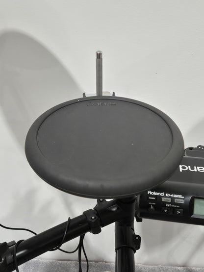 Roland Electric Drum Kit - TD-4 Sound Module/PDX-8 Mesh Head, PD8 Pads x3, CY5 Cymbal Pad, CY8 Cymbals x2,FD8 Foot Controller, KD8 Trigger Pad, MDS-4 Drum Stand