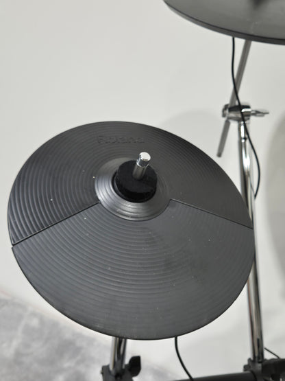 Roland Electric Drum Kit - TD-4 Sound Module/PDX-8 Mesh Head, PD8 Pads x3, CY5 Cymbal Pad, CY8 Cymbals x2,FD8 Foot Controller, KD8 Trigger Pad, MDS-4 Drum Stand