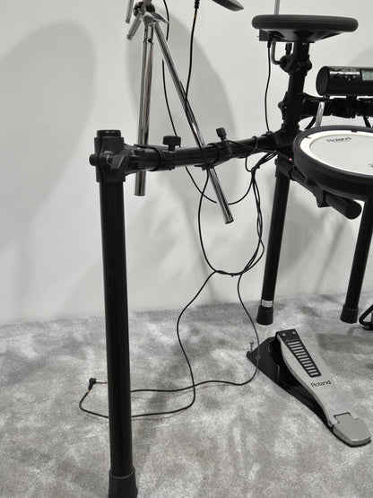Roland Electric Drum Kit - TD-4 Sound Module/PDX-8 Mesh Head, PD8 Pads x3, CY5 Cymbal Pad, CY8 Cymbals x2,FD8 Foot Controller, KD8 Trigger Pad, MDS-4 Drum Stand