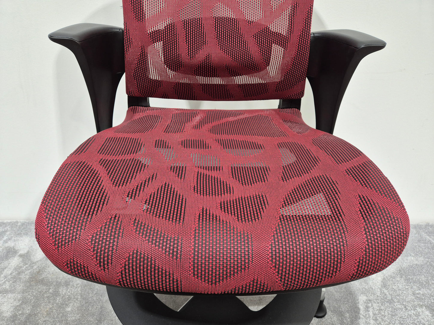 Skate Stools - Red Studio Stool Chair for Broadcasting Radio Podcast w/ Manual