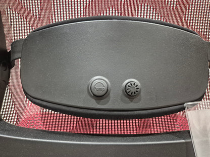 Skate Stools - Red Studio Stool Chair for Broadcasting Radio Podcast w/ Manual
