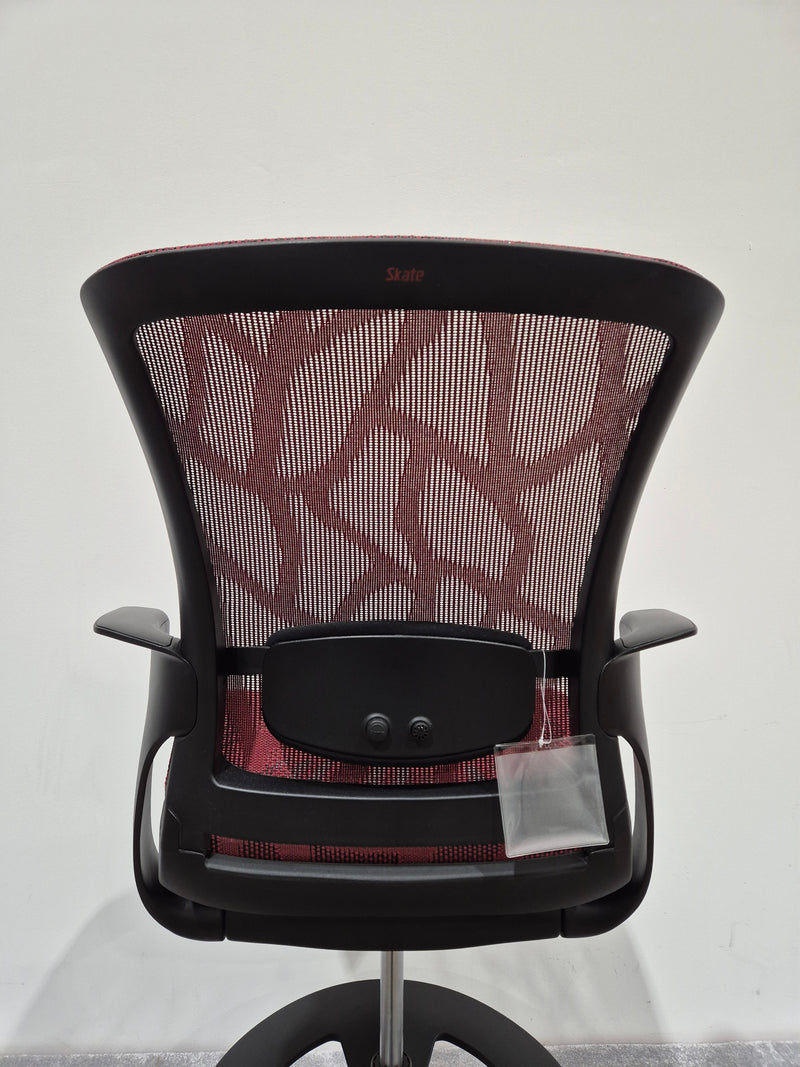 Skate Stools - Studio Broadcasting Chair - Red - Good w/ Manual - Image 9