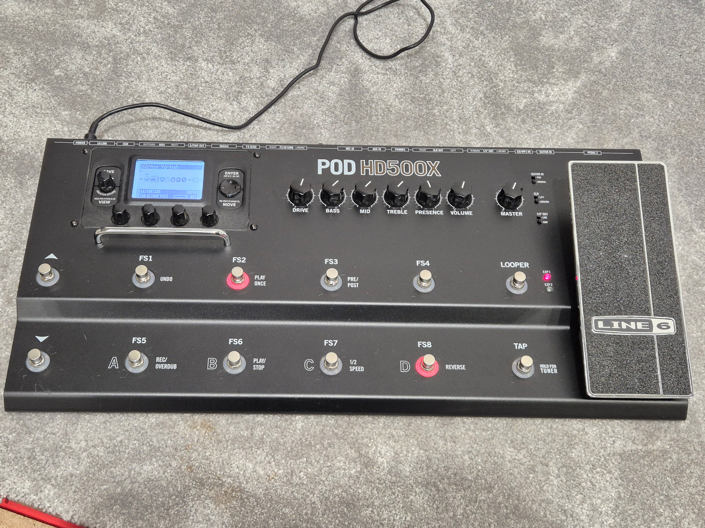 Line 6 POD HD500X - Multi-Effects/ Amp Modeling Pedal