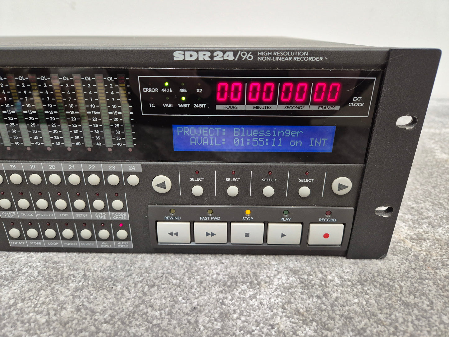 Mackie SDR24/96 - Hard Drive Recorder w/ Removable Hard Drive