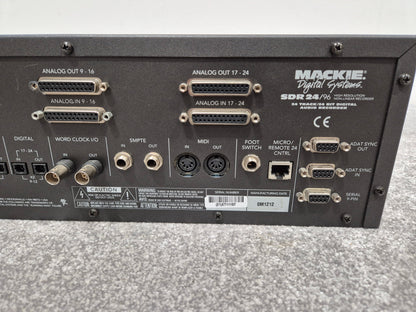 Mackie SDR24/96 - Hard Drive Recorder w/ Removable Hard Drive