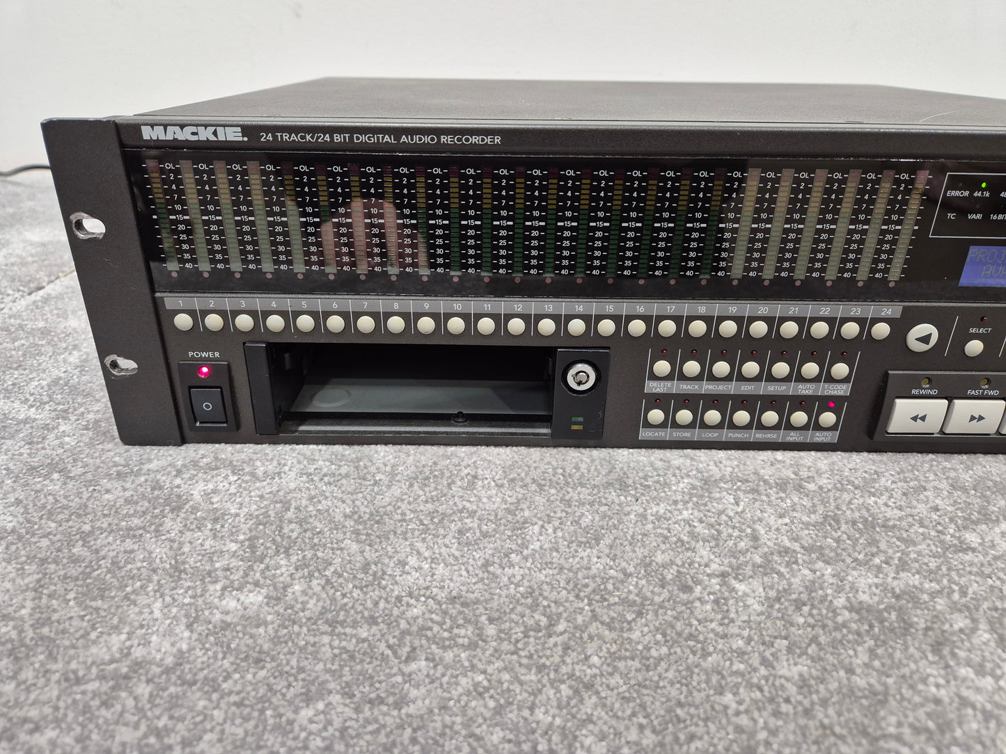 Mackie SDR24/96 - Hard Drive Recorder w/ Removable Media Case (Faulty Capacitor)