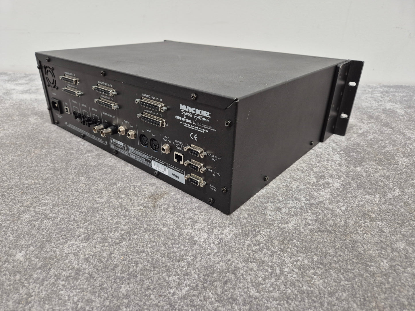 Mackie SDR24/96 - Hard Drive Recorder w/ Removable Media Case (Faulty Capacitor)