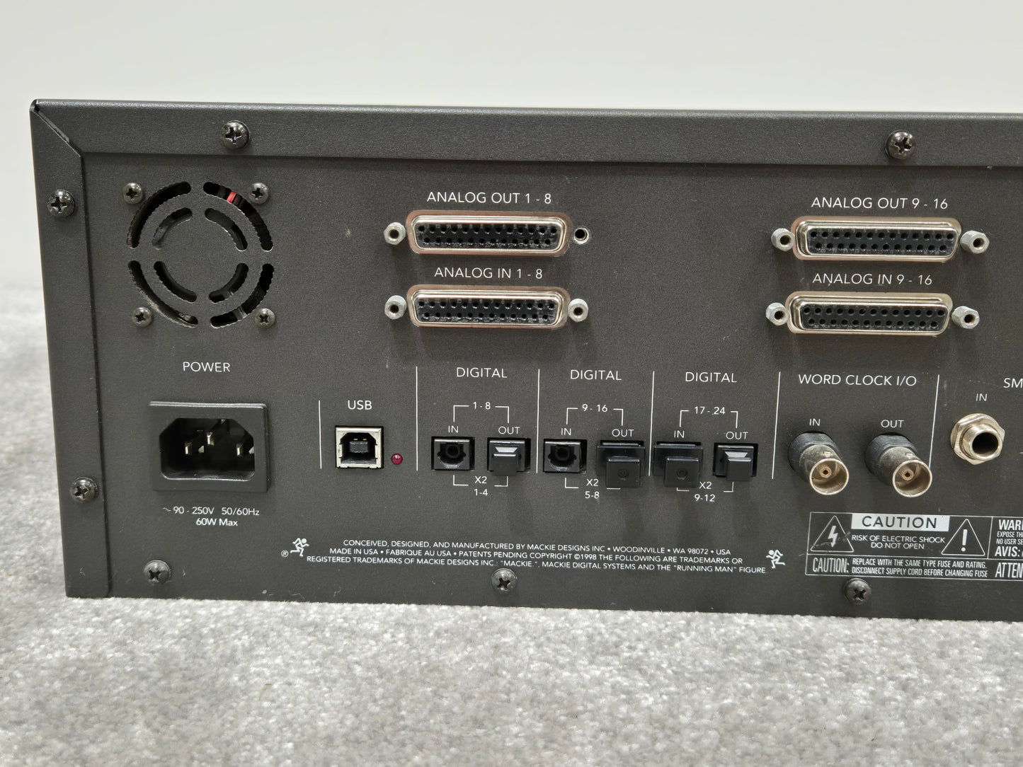 Mackie SDR24/96 - Hard Drive Recorder w/ Removable Media Case (Faulty Capacitor)