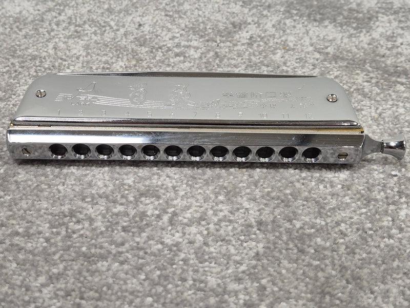 Lark - 12 Hole Chromatic Harmonica w/ Lark Hard Case - Image 3