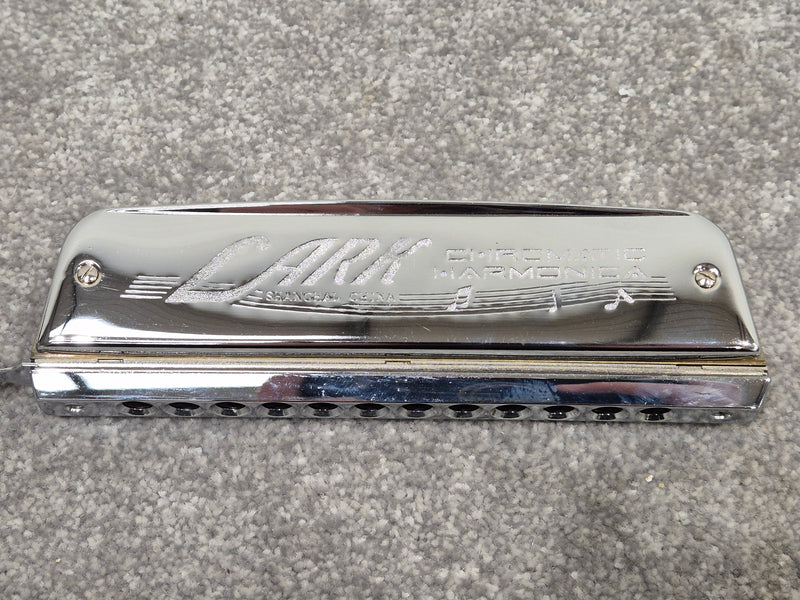 Lark - 12 Hole Chromatic Harmonica w/ Lark Hard Case - Image 1