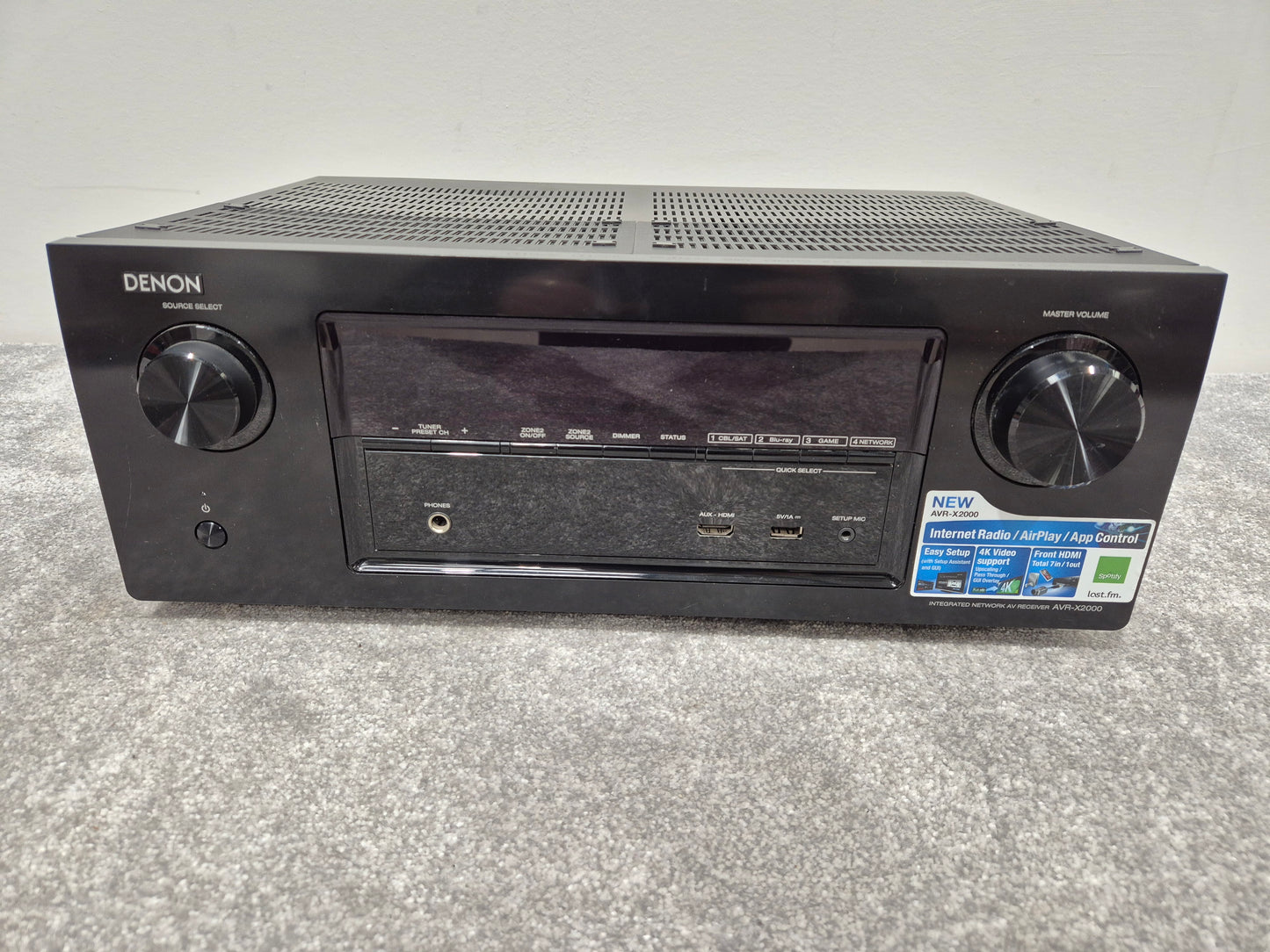 Denon AVR-X2000 - 7 Channel Integrated Network Surround Receiver