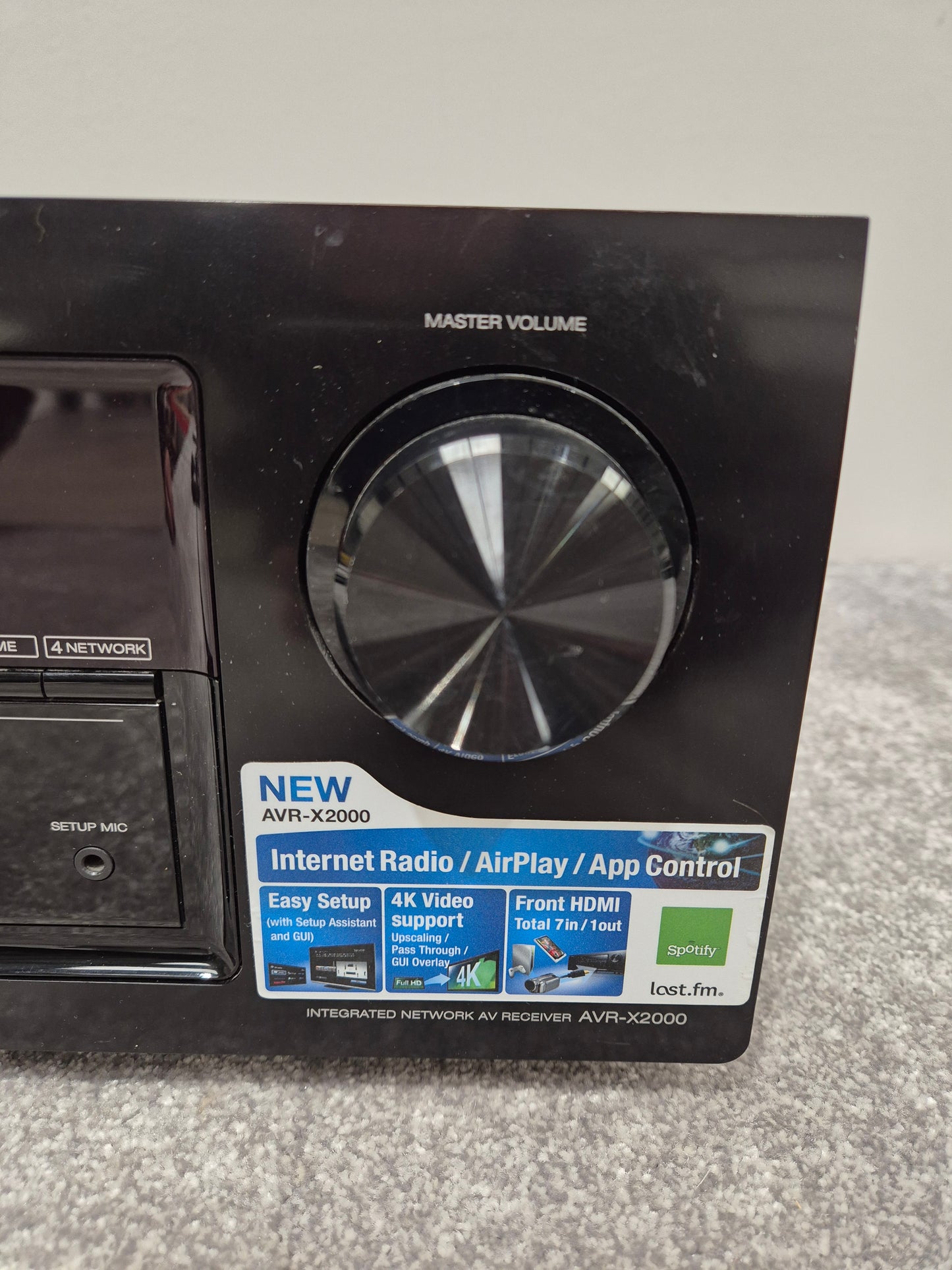 Denon AVR-X2000 - 7 Channel Integrated Network Surround Receiver