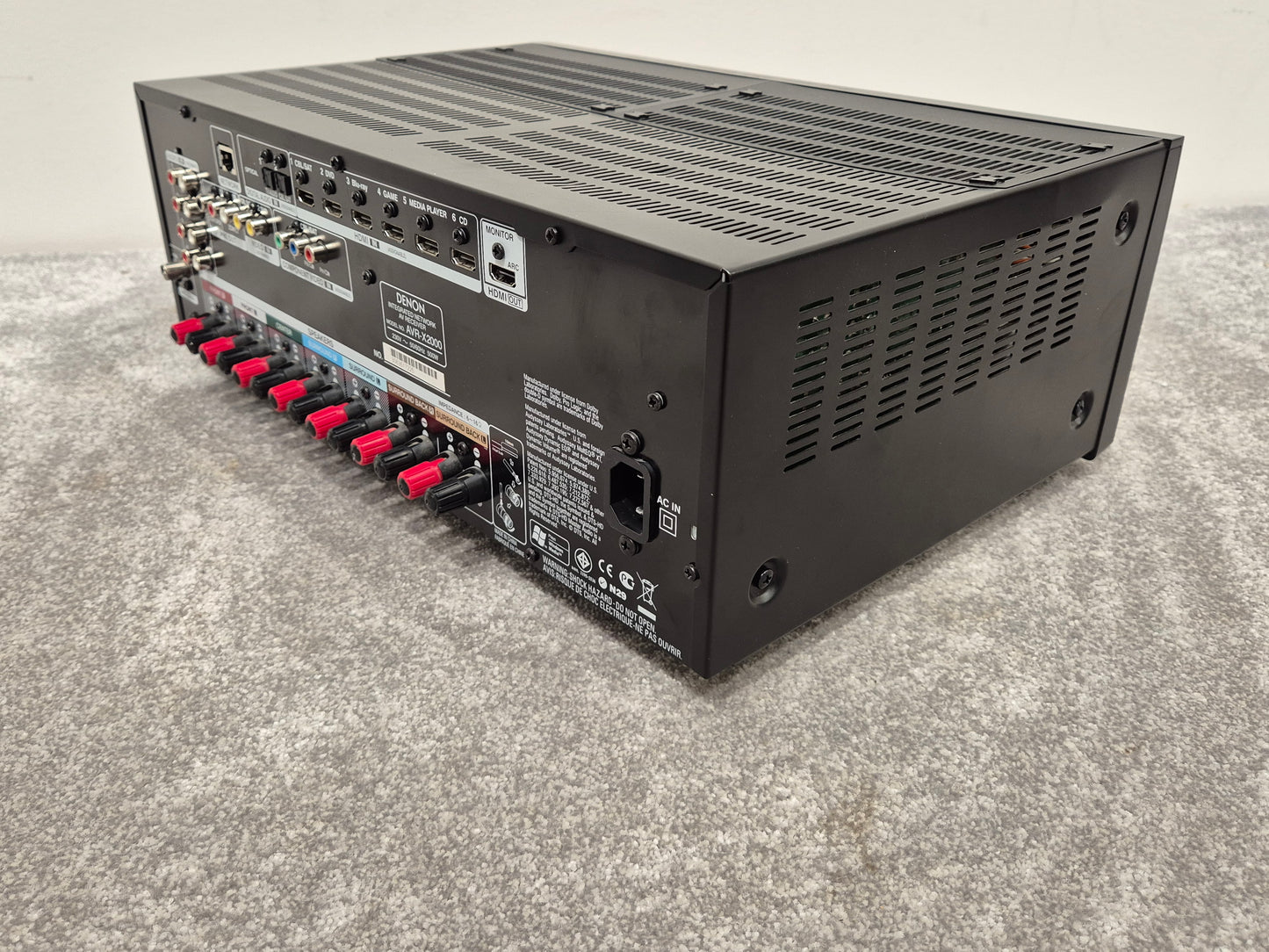 Denon AVR-X2000 - 7 Channel Integrated Network Surround Receiver