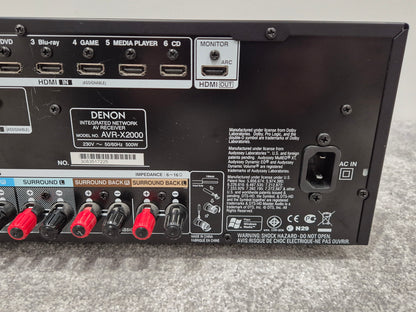 Denon AVR-X2000 - 7 Channel Integrated Network Surround Receiver