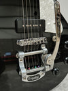 Hofner Six String Electric Guitar - Black P90s and Bigsby Tremolo - Excellent - Photo 4