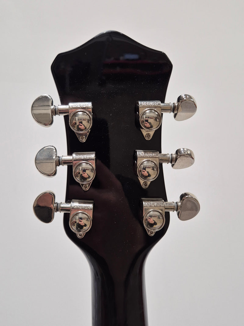 Hofner Six String Electric Guitar - Black P90s and Bigsby Tremolo - Excellent - Image 8