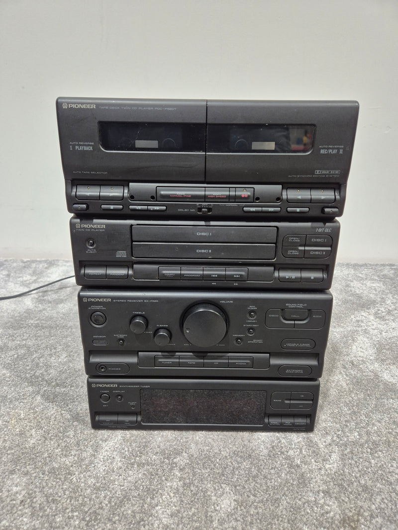 Pioneer SX-P520 Audio Stack - Dual CD Player / AM/FM Stereo Receiver ( Faulty Tape Deck ) - Image 1