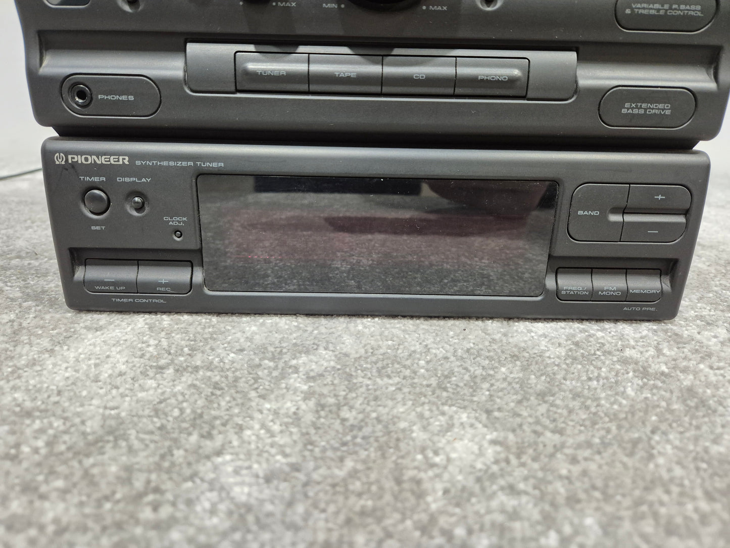 Pioneer SX-P520 Audio Stack - Dual CD Player / AM/FM Stereo Receiver ( Faulty Tape Deck )
