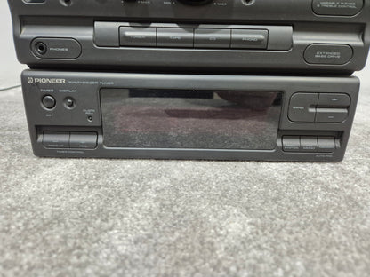 Pioneer SX-P520 Audio Stack - Dual CD Player / AM/FM Stereo Receiver ( Faulty Tape Deck )