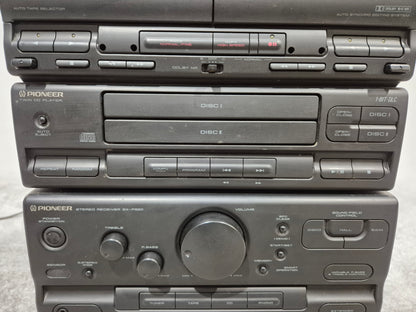Pioneer SX-P520 Audio Stack - Dual CD Player / AM/FM Stereo Receiver ( Faulty Tape Deck )