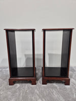 Vintage Speakers Stands - Solid Wood (Pair) - Image 1
