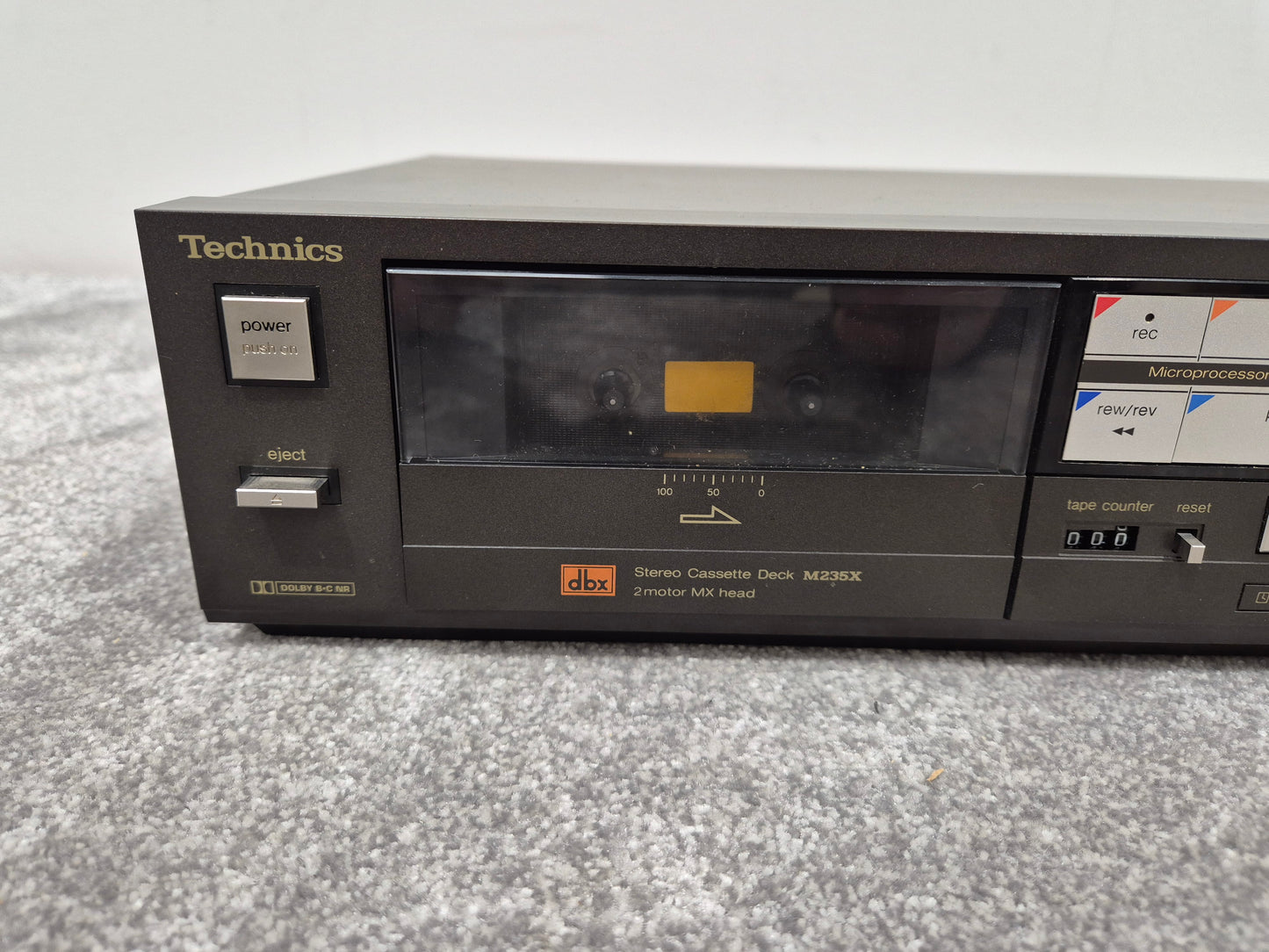 Technics RS-M235X - Stereo Cassette Deck ( Spare or Repairs )