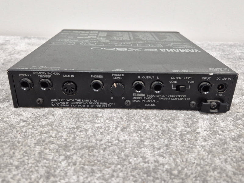 Yamaha FX500 - Digital Simul-Effect Processor w/ Manual - Image 9