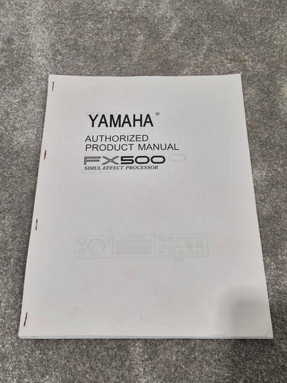 Yamaha FX500 - Digital Simul-Effect Processor w/ Manual