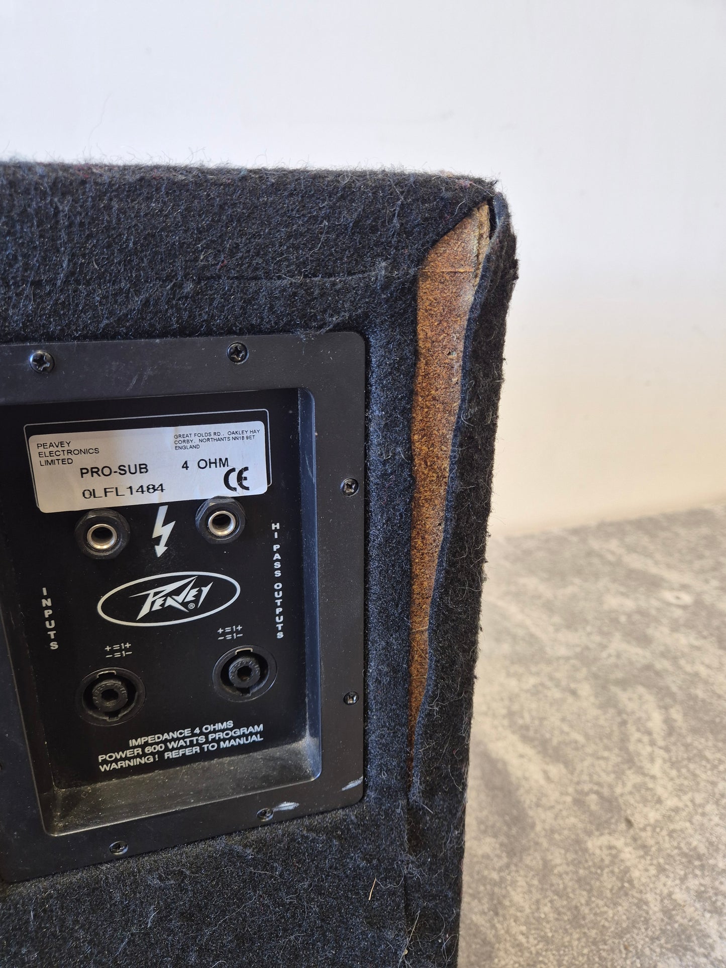 Peavey PRO Sub - 600-watts Passive PA Subwoofer