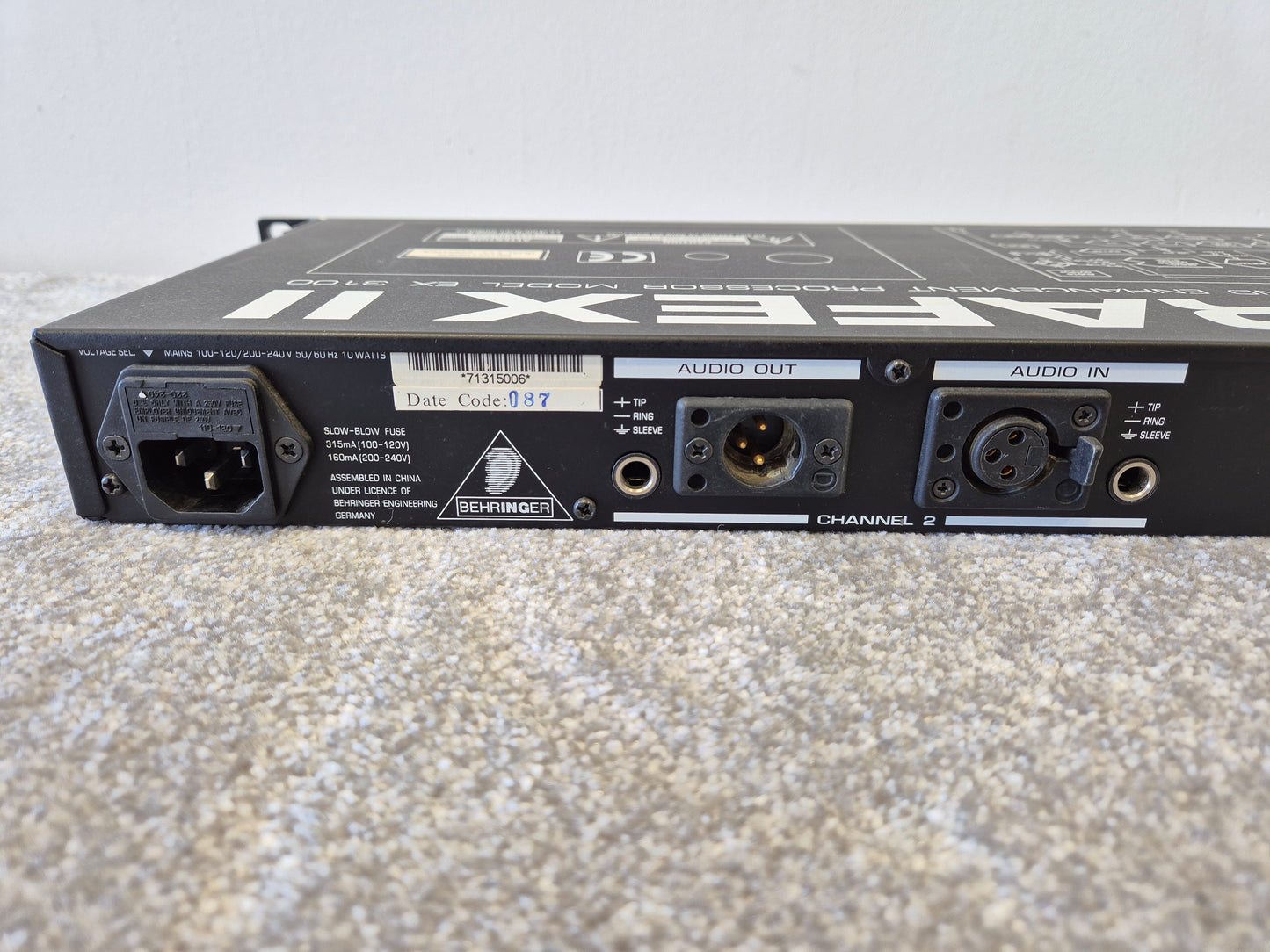 Behringer Ultrafex II EX3100 - 2-channel Multiband Sound Enhancement