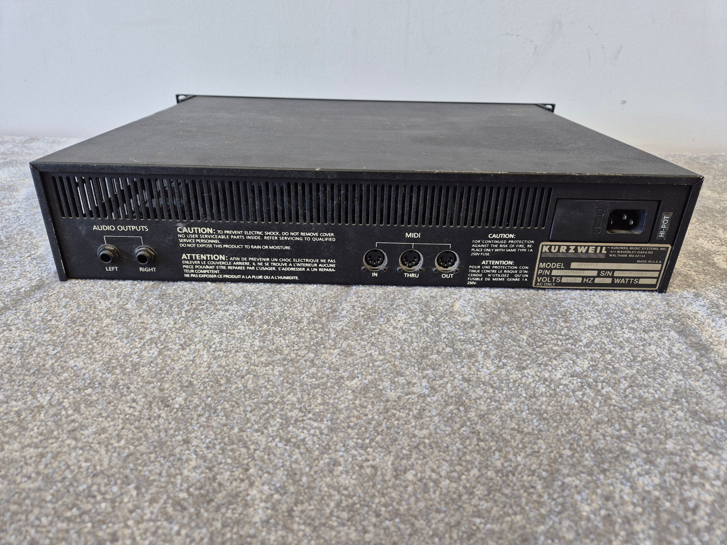 Kurzweil 1000PX - Rackmount Sound Module
