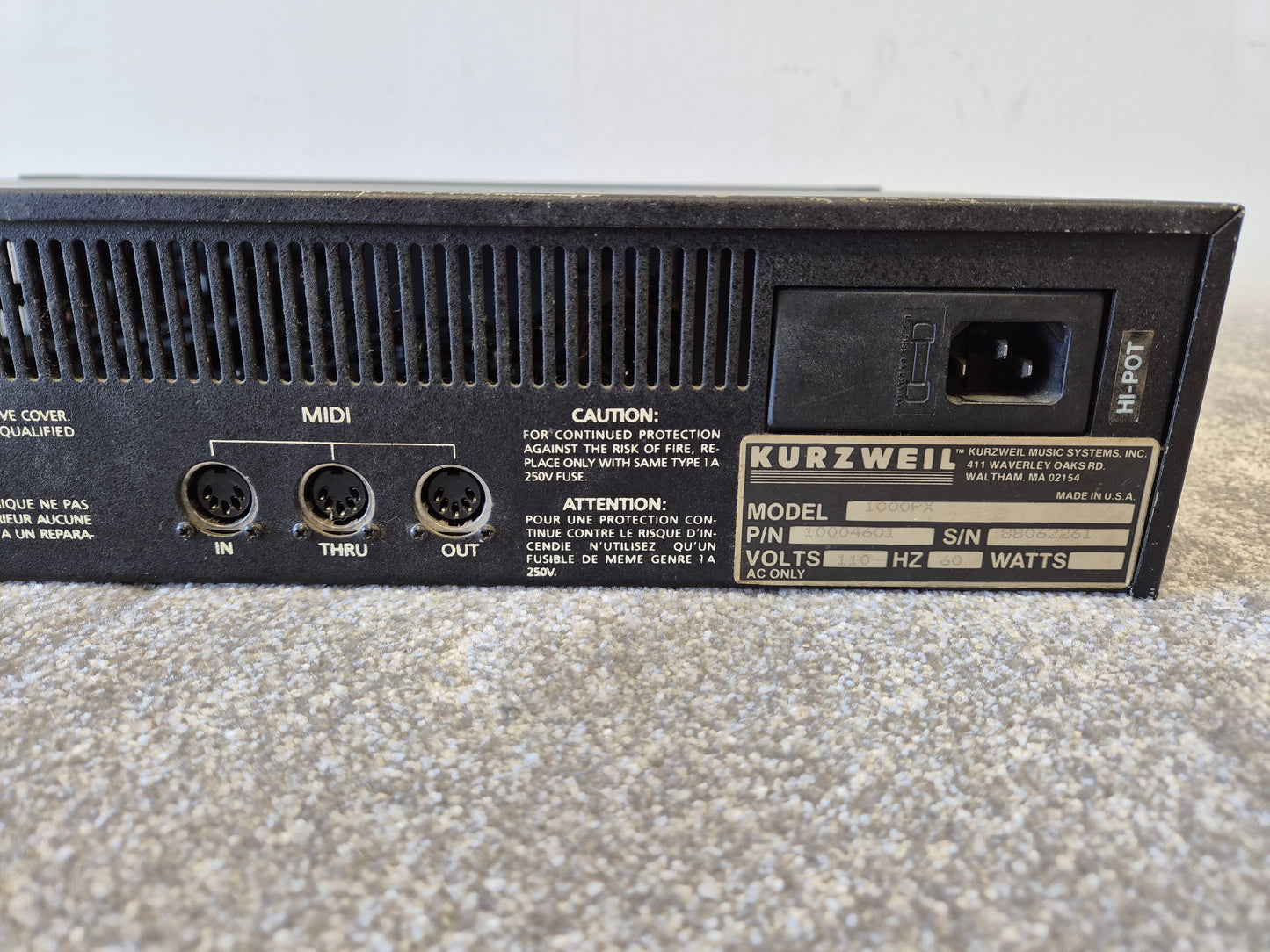 Kurzweil 1000PX - Rackmount Sound Module