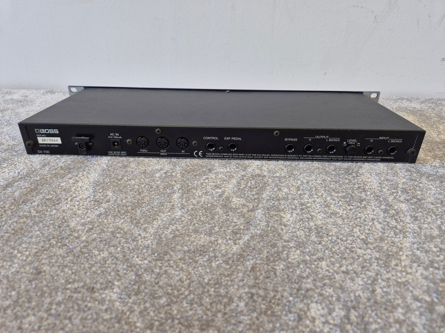 Boss SX700 - Digital Multi-Effects Processor - Rackmount