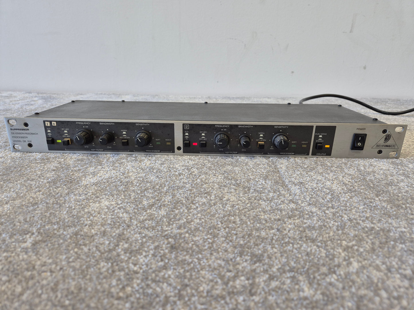 Behringer Suppressor Model DE 102 - De-Esser and Feedback Processor