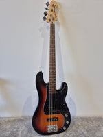 Squier Affinity Precision Bass PJ - 4-string Bass Guitar - Sunburst w/ Soft Gig Bag - Image 2