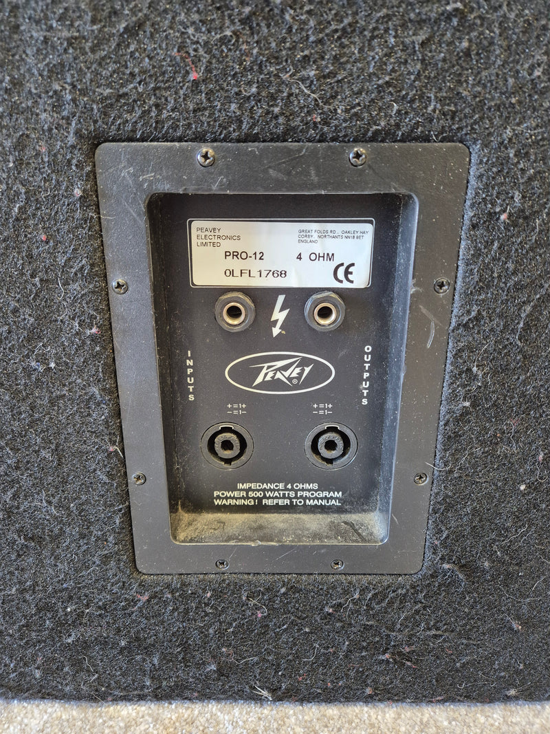 Peavey Pro 12 - 500-watts Passive PA Speaker w/ Speaker Cover (Very Good Condition) - Image 5