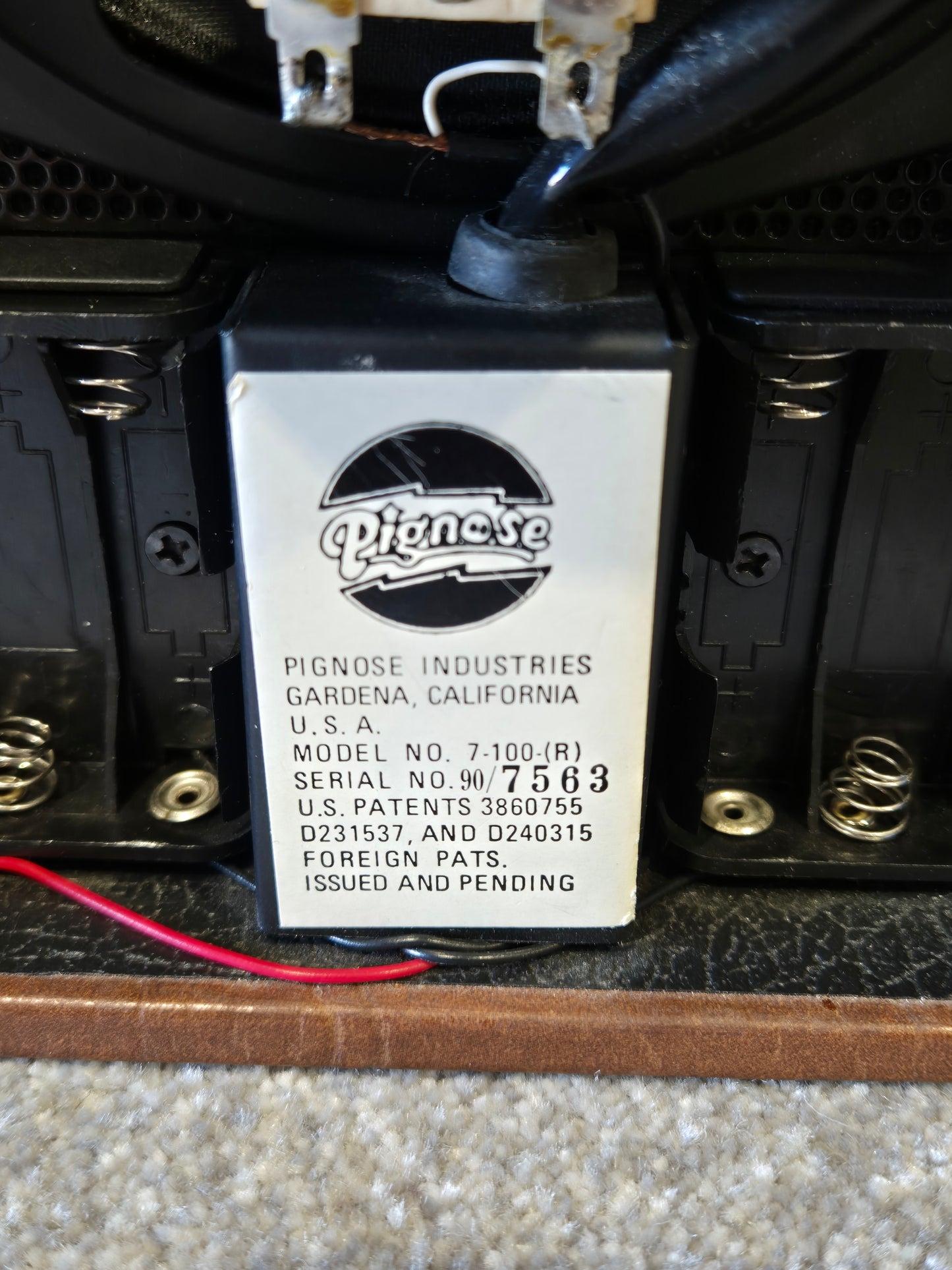 Pignose 7-100 - Compact and Portable Guitar Amplifier (Spares or Repair)