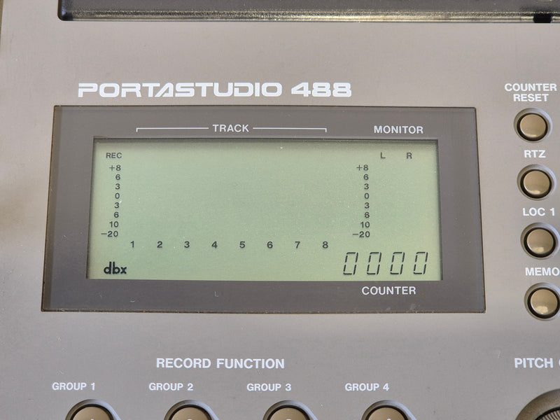 Tascam Portastudio 488 - 8-Track Cassette Tape Recorder and Full-Function Mixer - Image 2