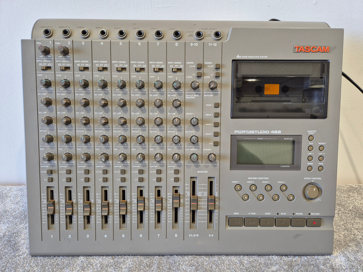 Tascam Portastudio 488 - 8-Track Cassette Tape Recorder and Full-Function Mixer