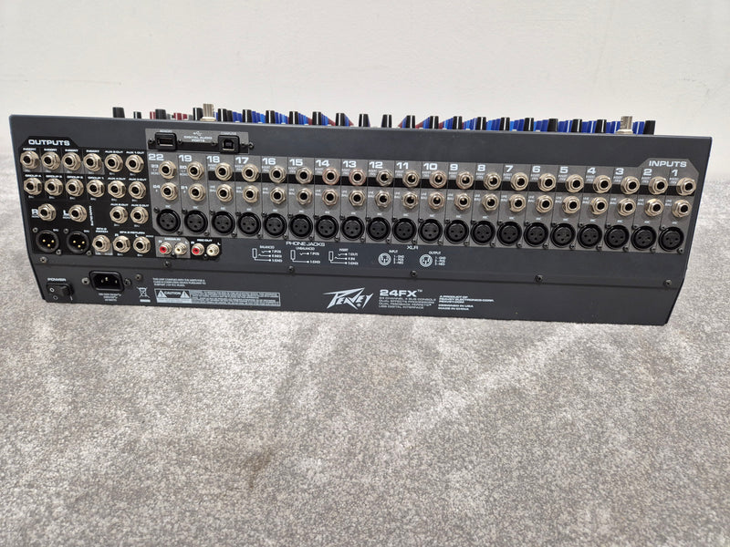 Peavey 24FX - 24-Channel Mixer with Dual DSP Engines w/ Flight Case - Image 13