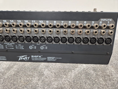 Peavey 24FX - 24-Channel Mixer with Dual DSP Engines w/ Flight Case