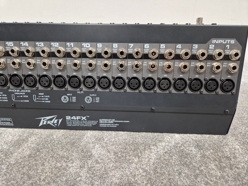 Peavey 24FX - 24-Channel Mixer with Dual DSP Engines w/ Flight Case - Image 14